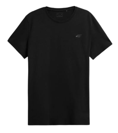 T-shirt męski bawełniany 4F TSM352 czarny 